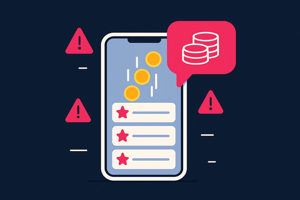 Illustration for the scam check: Paid to do simple online tasks? The documented job scam pattern